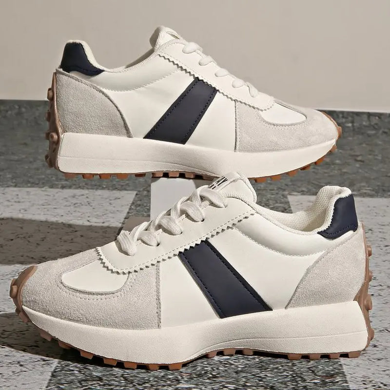 Women'S Fashion Low-Top Sneakers | Breathable Casual Trainers & Non-Slip Walking Shoes. Comfortable Lace-Up Round-Toe Footwear for Daily Wear & Gym