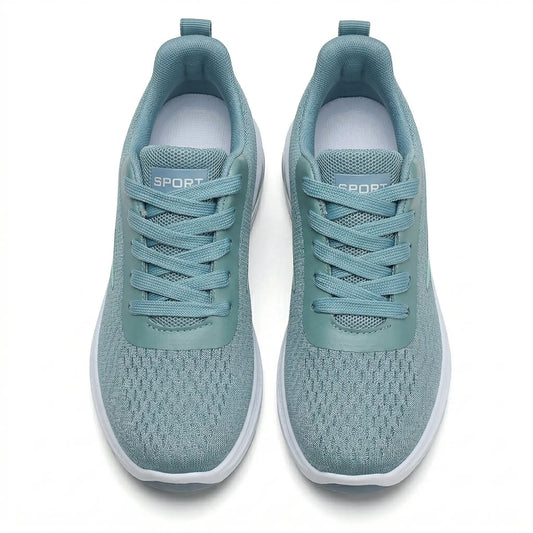 10K Steps Easy! Lightweight Chunky Air Cushion Travel Sneakers for Women - Casual Walking and Everyday Shoes