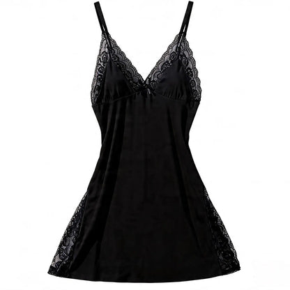Jelsubi Sexy plus Size Leopard Print Lingerie Nightgown XL-5XL BBW Spaghetti Strap Lace Trim Cozy Loungewear Sleepwear for Everyday Comfort at Home Homewear
