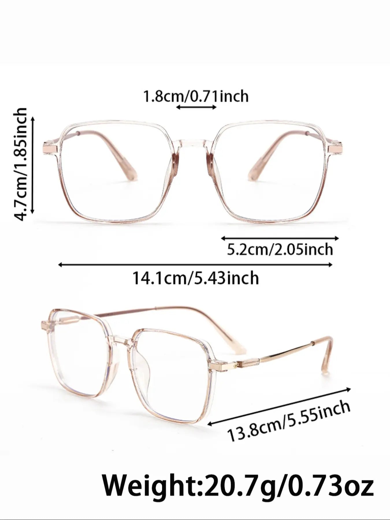 Fashionable Women'S Classic Photochromic Sunglasses, Square Frame, Plastic Material, Casual Style, Ideal for Daily Travel, Trendy Styling Sunglasses