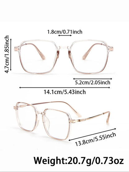 Fashionable Women'S Classic Photochromic Sunglasses, Square Frame, Plastic Material, Casual Style, Ideal for Daily Travel, Trendy Styling Sunglasses